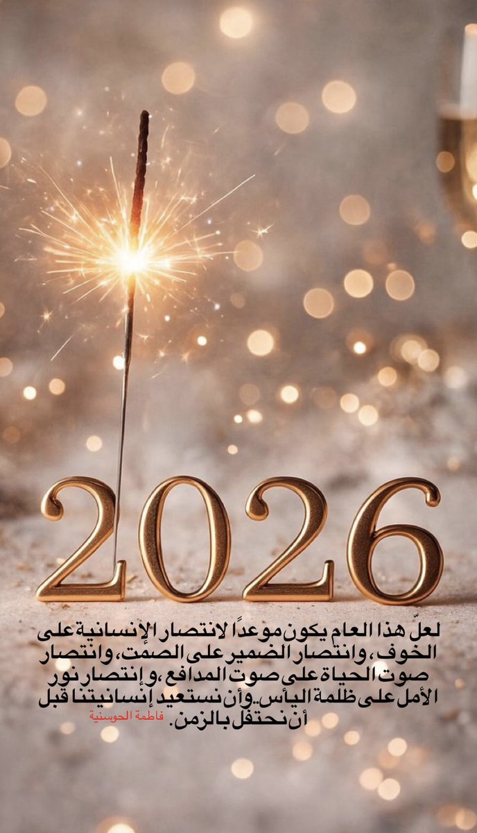 عام جديد، لا يفتح الزمن فيه بابه وحده ، بل تفتح البشرية دفاترها القديمة الملطخة بالخيبة،لتقرأ ما كُتب بالحبر،وما كُتب بالدم أيضاً..فعلى هذه الأرض، يمشي إنسان اليوم باحثًا عن المعنى المفقود الذي سقط منه ذات حرب، وسط صخب التكاثر و إزدواجية الواقع الملغوم بالوهم الكاذب..
ثم في مكانٍ