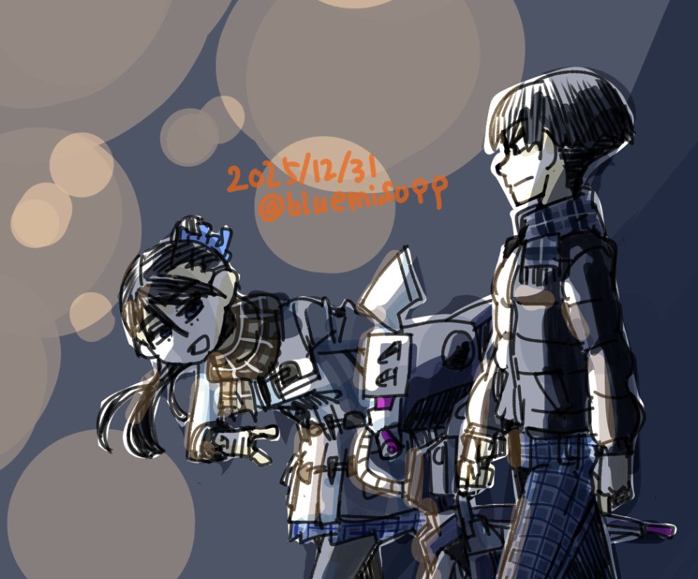 JK &amp;ベルゼルガ
初詣