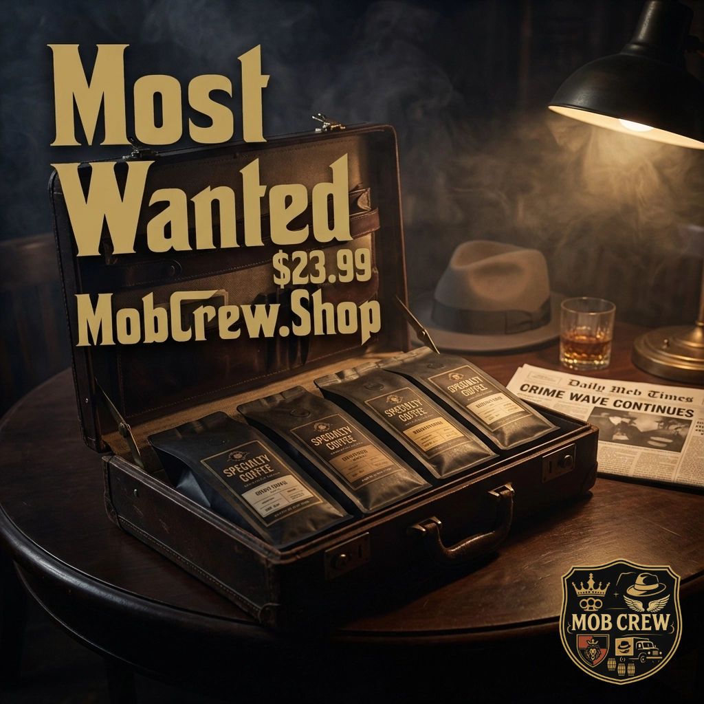 MobCrewCoffee's tweet image. 🚨 The Mob’s Most Wanted is here! Five best-selling brews, all in one legendary sample pack. $23.99 to sip like a boss. Hit up MobCrew.Shop and let us know: Which blend is YOUR squad’s go-to? #CoffeeCrew #MobStyle #MostWanted