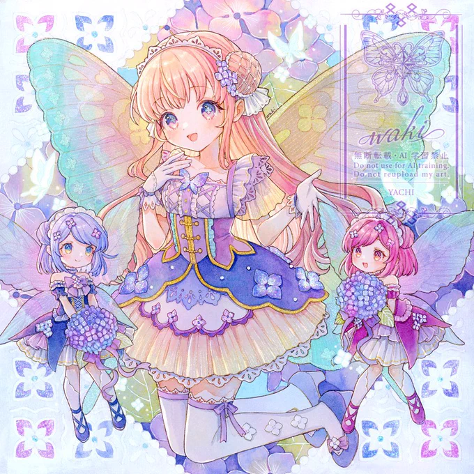 #2025年自分が選ぶ今年の4枚 最後に気合の入った一作が仕上がって良かったです 来年はもっと頑張りたいな〜