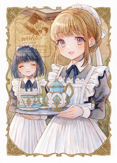 #2025年自分が選ぶ今年の4枚 最後に気合の入った一作が仕上がって良かったです 来年はもっと頑張りたいな〜