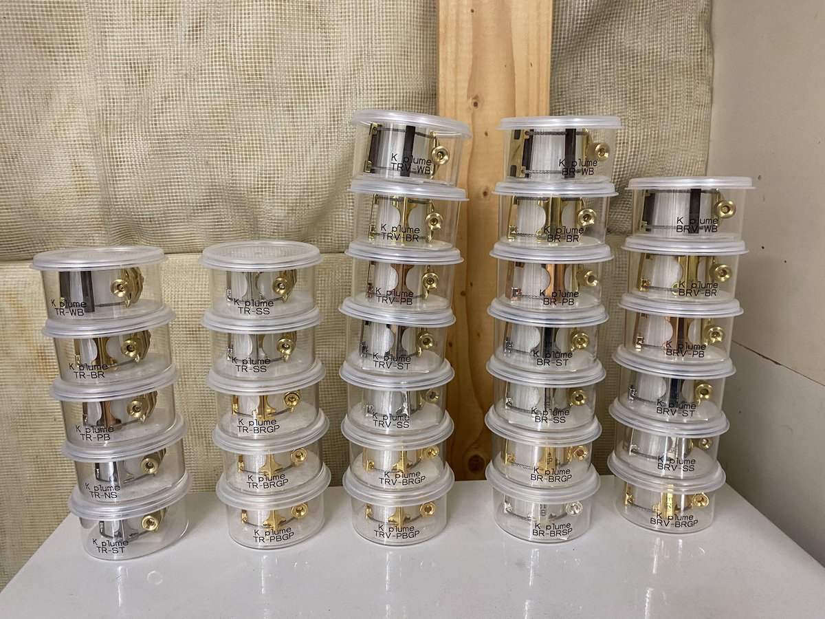 K-Plume（Kプルーム）ソプラノサックスリガチャー　ウッドブラス K-Plume（Kプルーム）SAXリガチャー 新型 ソプラノ/アルト/テナー