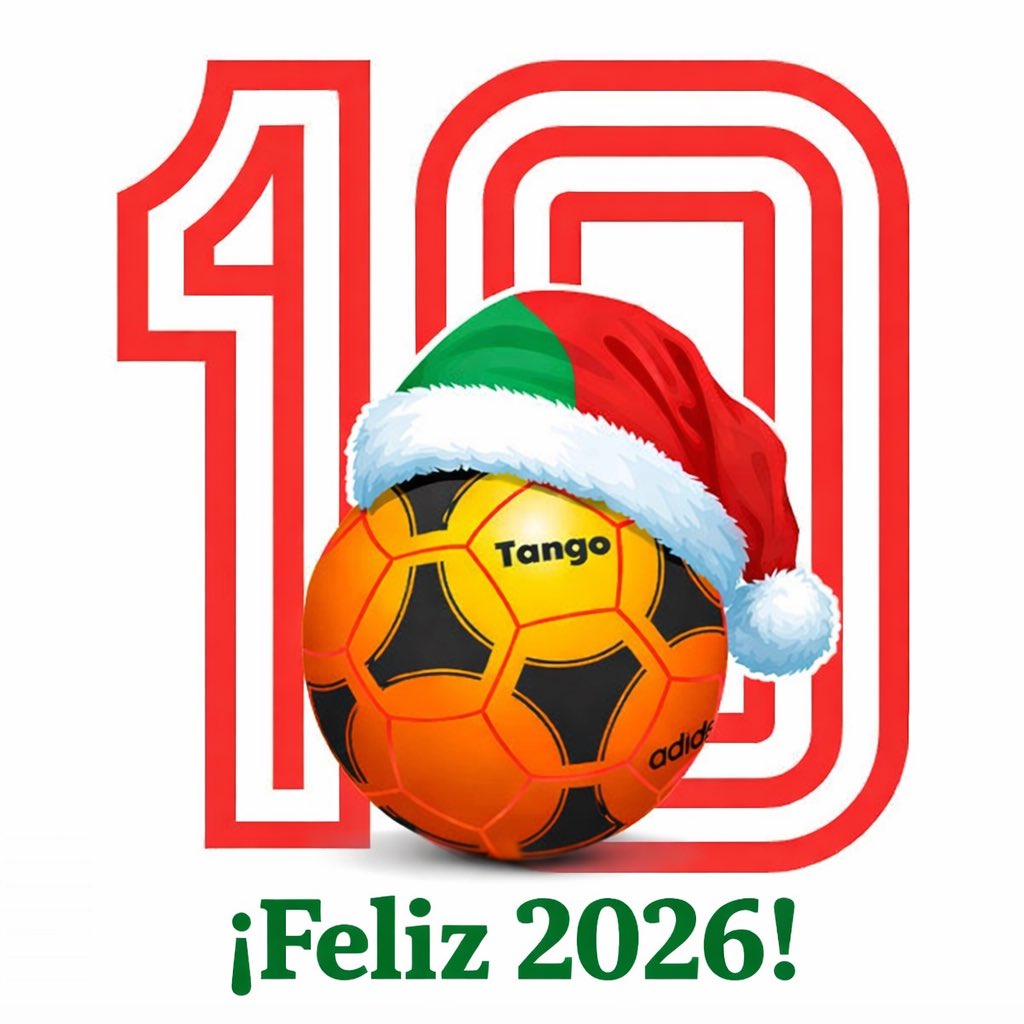 Mis mejores deseos para todos en este año que se inicia. En especial, a mi gran familia, la gente de River. ¡Feliz 2️⃣0️⃣2️⃣6️⃣! 🥂🧡