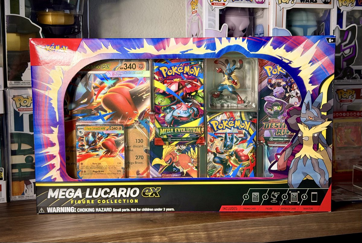 🎆 MEGA LUCARIO EX GIVEAWAY🎆

Win this sealed Pokémon Mega Lucario ex Figure Collection Box! 

To enter:
1️⃣ - Follow me <a href="/CamTXz/">Cameron</a> 🧨
2️⃣ - Tag your faves and type ‘2026’ 🧨
3️⃣ - Repost 🧨 

One winner chosen JAN 9th, 2026!

#PokemonGiveaway #MegaLucario