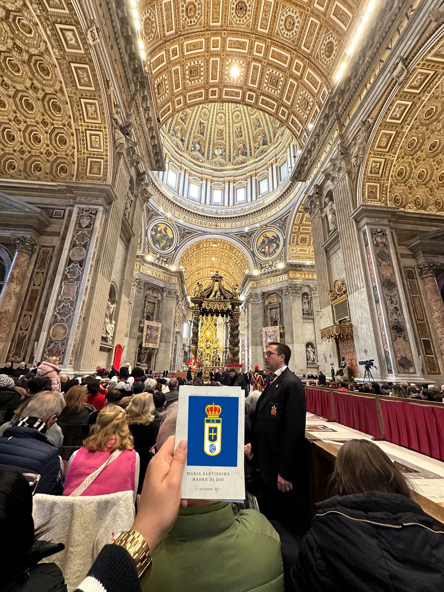 Que sea un mejor 2026 por mi <a href="/RealOviedo/">Real Oviedo</a>, saludos desde el Vaticano 🙌🏼