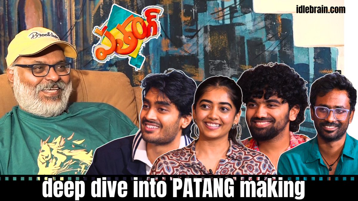 idlebrainjeevi's tweet photo. Here’s my interview with the team of #Patang - a thoroughly engaging conversation filled with fun banter and insightful moments.

Please watch https://t.co/eJervUQVPN https://t.co/epQmKvZJWa