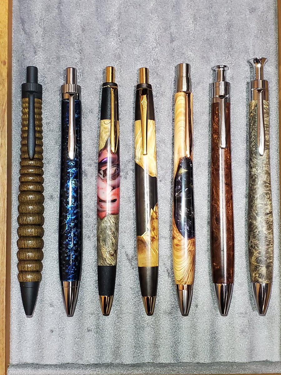 1工房1本までで2025年の推しペン7選 左から 工房 雨魚：もこもこ(神代