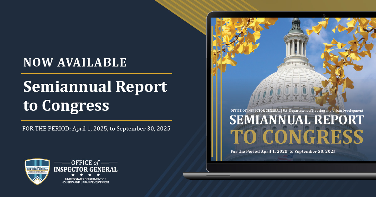 HUD Office of Inspector General tweet media