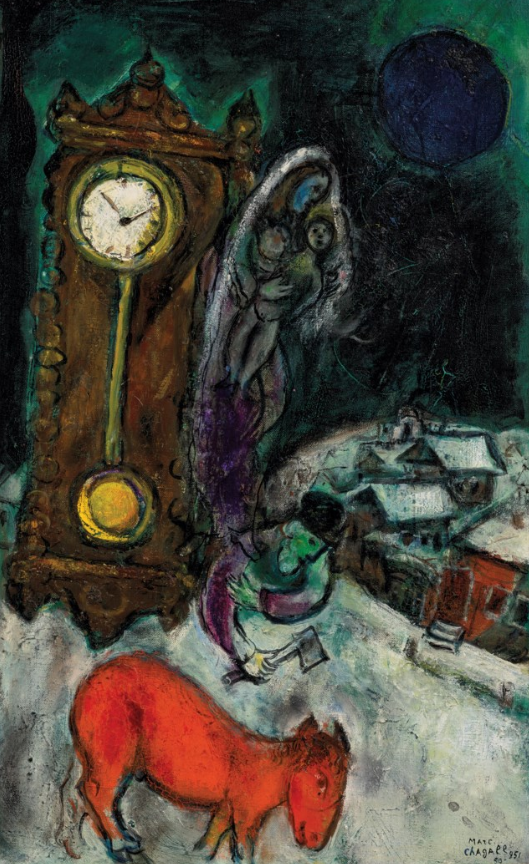 apolyterion's tweet image. 🎨Marc Chagall, Nuit de Nouvel An