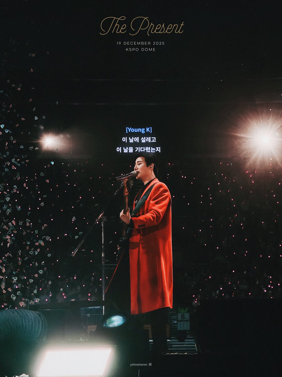 DAY6 Special Concert ‘𝑇ℎ𝑒 𝑃𝑟𝑒𝑠𝑒𝑛𝑡’ 2025
2025.12.19 • 𝘠𝘖𝘜𝘕𝘎 𝘒 🦊🎅🏼

—

Fallin' in love with Christmas
이제야 알 것 같아 왜 그리 사람들이
이 날에 설레고 .. 이 날을 기다렸는지?

𝘺𝘪𝘮𝘯𝘢𝘵𝘯𝘢𝘳𝘦𝘦 .ꕤ ©

#DAY6 #DAY6_SpecialConcert #DAY6_ThePresent