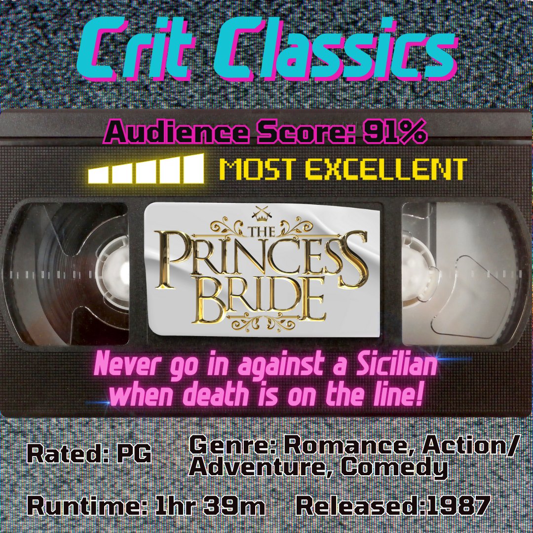 "The Princess Bride" (1987), directed by Rob Reiner and adapted by William Goldman from his own novel, is a beloved fairy tale adventure that brilliantly blends swashbuckling action, heartfelt romance, sharp wit, and meta humor—framed as a grandfather reading the story to his