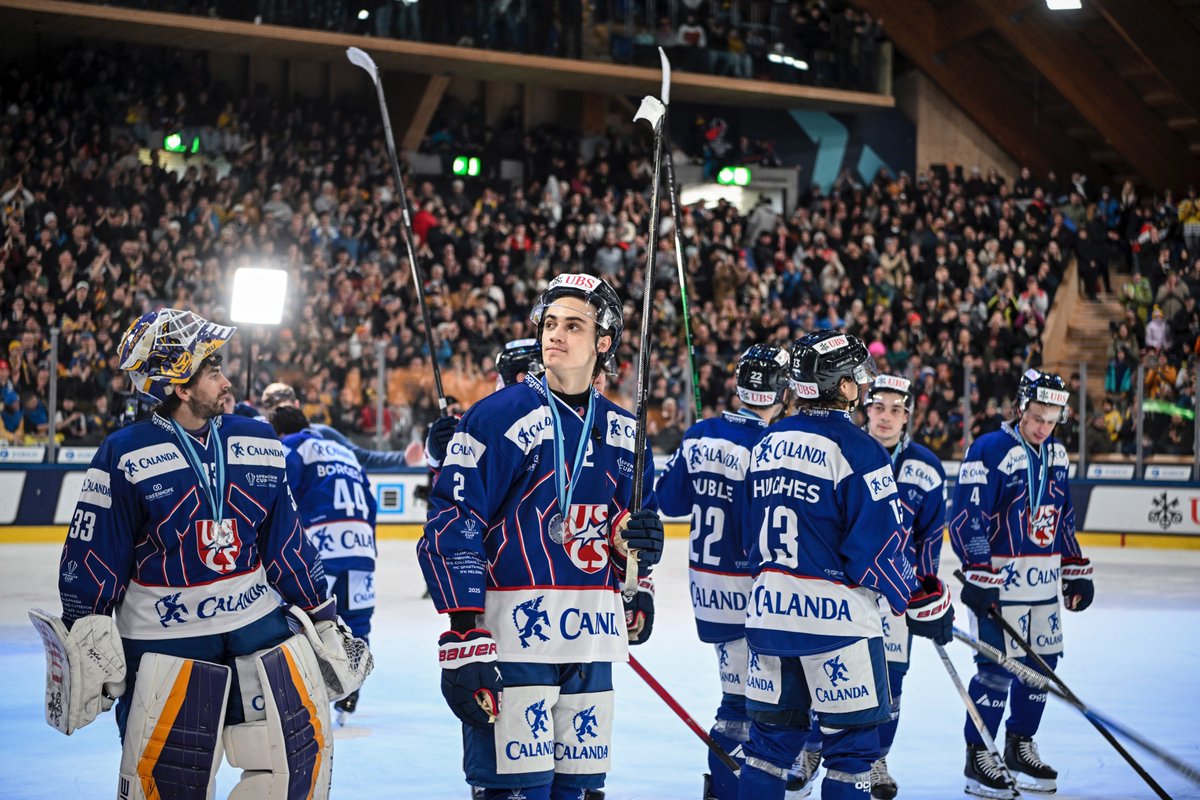 spenglercup's tweet image. 👏🥈 The @USCollegeSelect may have fallen just short in the final, but what a tournament they delivered.
Courage, speed, heart - and a performance that earned admiration far beyond the result.

You made your mark in Davos. This was special. 👏