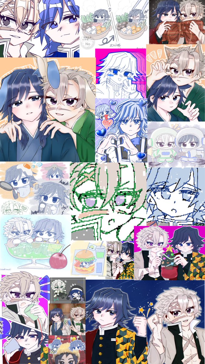 本年もお世話になりました!!> <たくさんさねぎゆを描けて楽しい1年でした🫧
来年もよろしくお願いいたします!!🙇‍♂️✨
みなさま良いお年を🍀*゜🙏💫