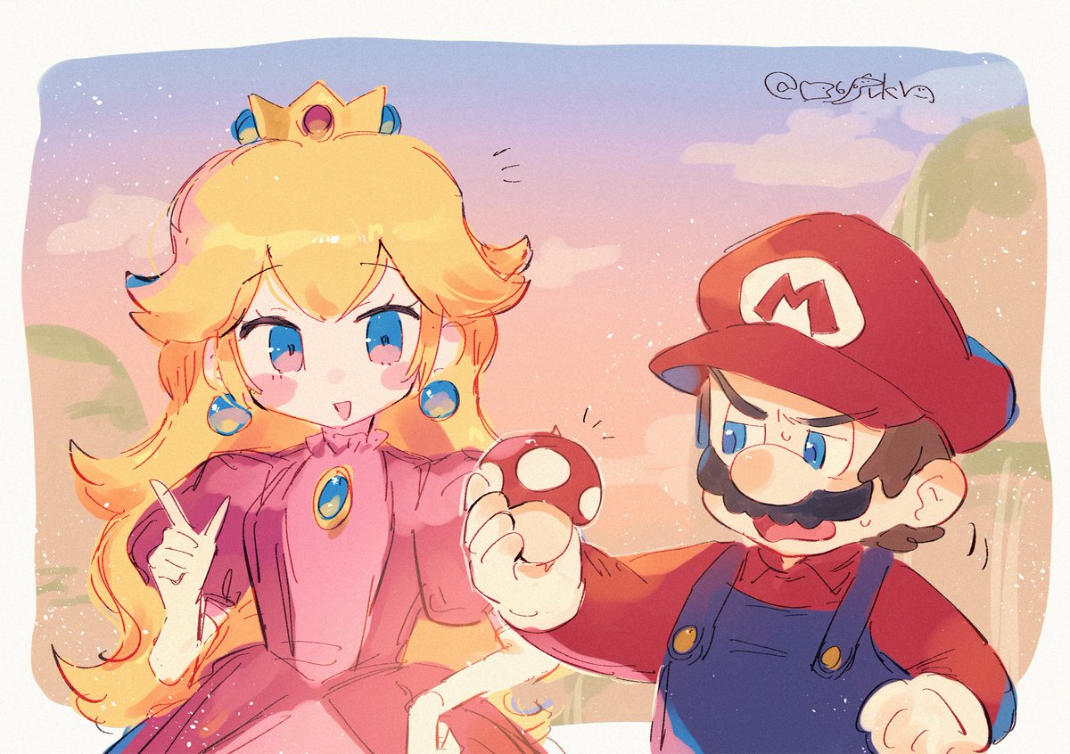 マリピチ🍄　描き納めのらくがき