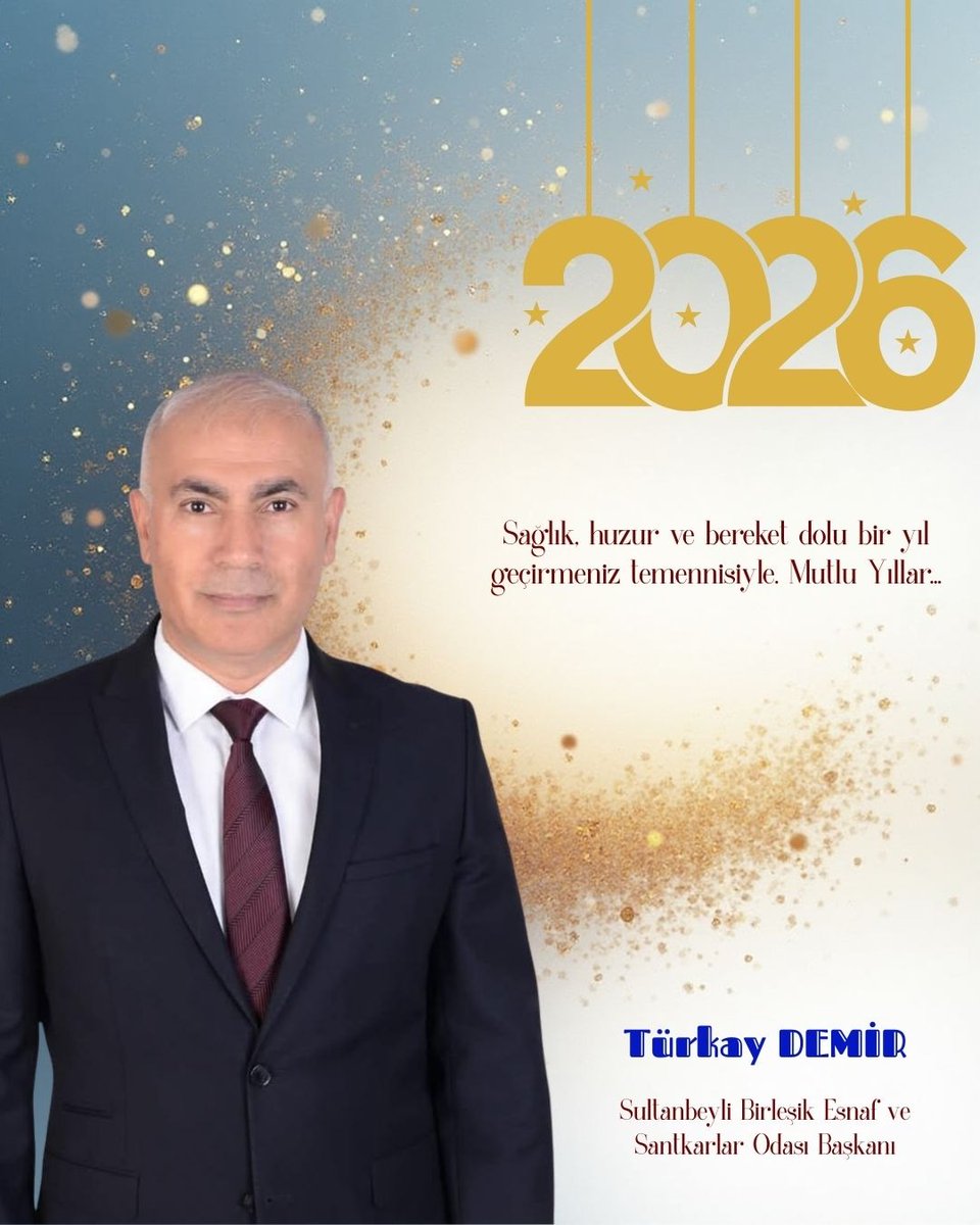 İnsanlığın kendi özüne döndüğü, kötülüklerin, hırsların, zulmün ve savaşların bittiği, ülkemize, esnaf ve zanaatkarımıza bolluk ve bereket dolu bir yıl olması dileğiyle; Yeni yılınız kutlu olsun🇹🇷
<a href="/smmmturkaydemir/">Türkay Demir</a>