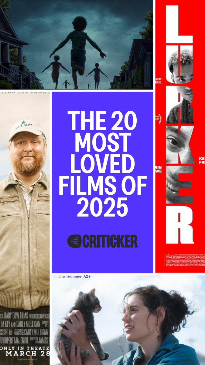 criticker's tweet image. The Twenty Most-Loved Films of 2025!

The way we compile Criticker's year-end list is a bit different. Instead of looking at the "overall rating" of a film.....

criticker.com/lists/2025-twe…

#top20 #bestmovies #criticker