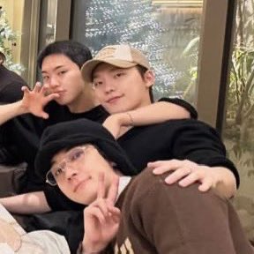 minbloomingyu's tweet image. if you see dino stuck between wonwoo and hoshi don’t worry. he’s exactly were he wants to be