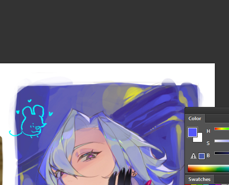 2025년 마지막밤은 원신 최애... 아를 팬아트를 그리며 마무리✨