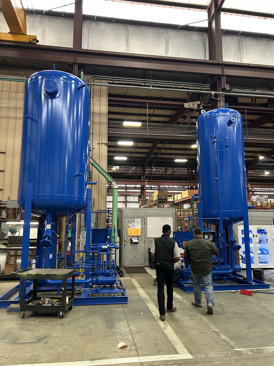 Thanks to our rep for sharing this glimpse inside RVS! As part of the EVAPCO family, RVS provides precision-engineered vessels that integrate seamlessly into a variety of project applications. 

evapco.com/find-your-repr…

rvscorp.com

#EVAPCO  #IndustrialRefrigeration