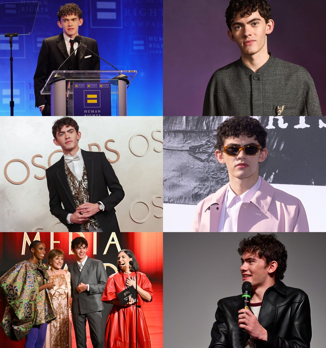 dailyjlocke's tweet image. some of joe locke's 2025 highlights:

awarded a human rights campaign impact award and a newport beach film festival breakout award (“heartstopper,” “agatha all along”)

nominated for a children’s and family emmy award for outstanding lead performance (“heartstopper”), an…