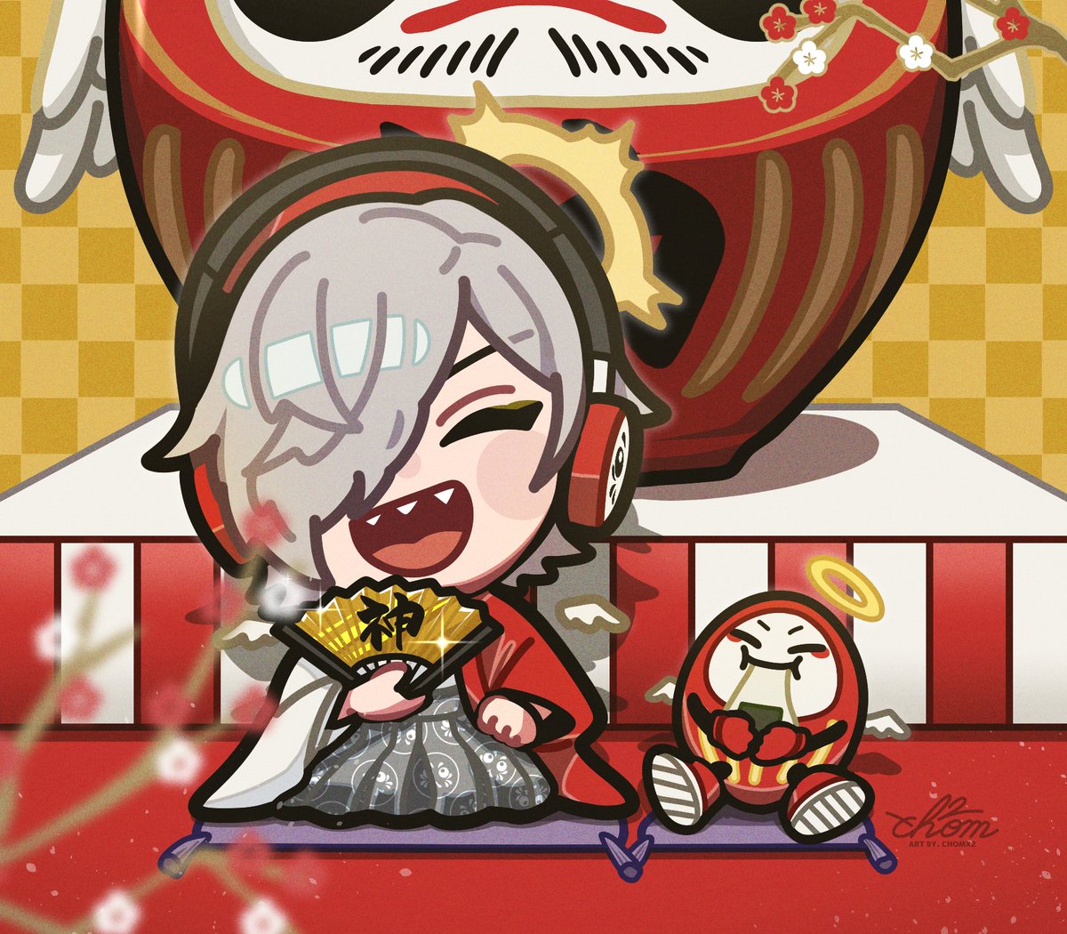 Chomx2_'s tweet photo. 1月 #だるまい���ごっほ https://t.co/uGlgWeLGl6