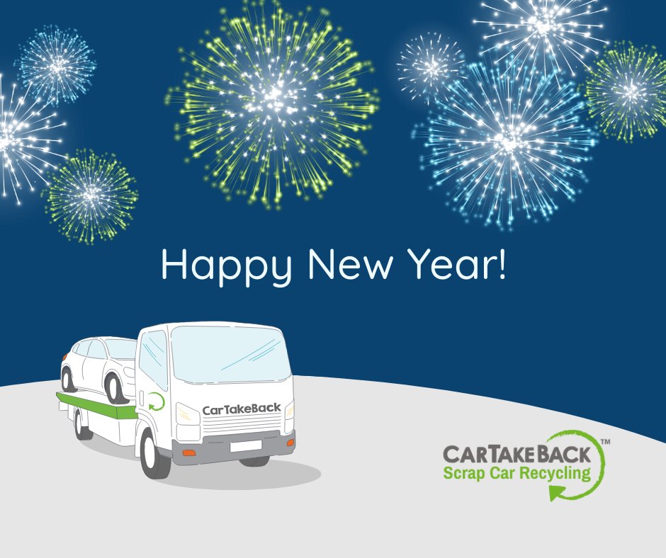 CarTakeBackIE's tweet image. Happy New Year from the whole team at CarTakeBack! 🎉🚙♻️⭐
Wishing you a wonderful 2026 💚