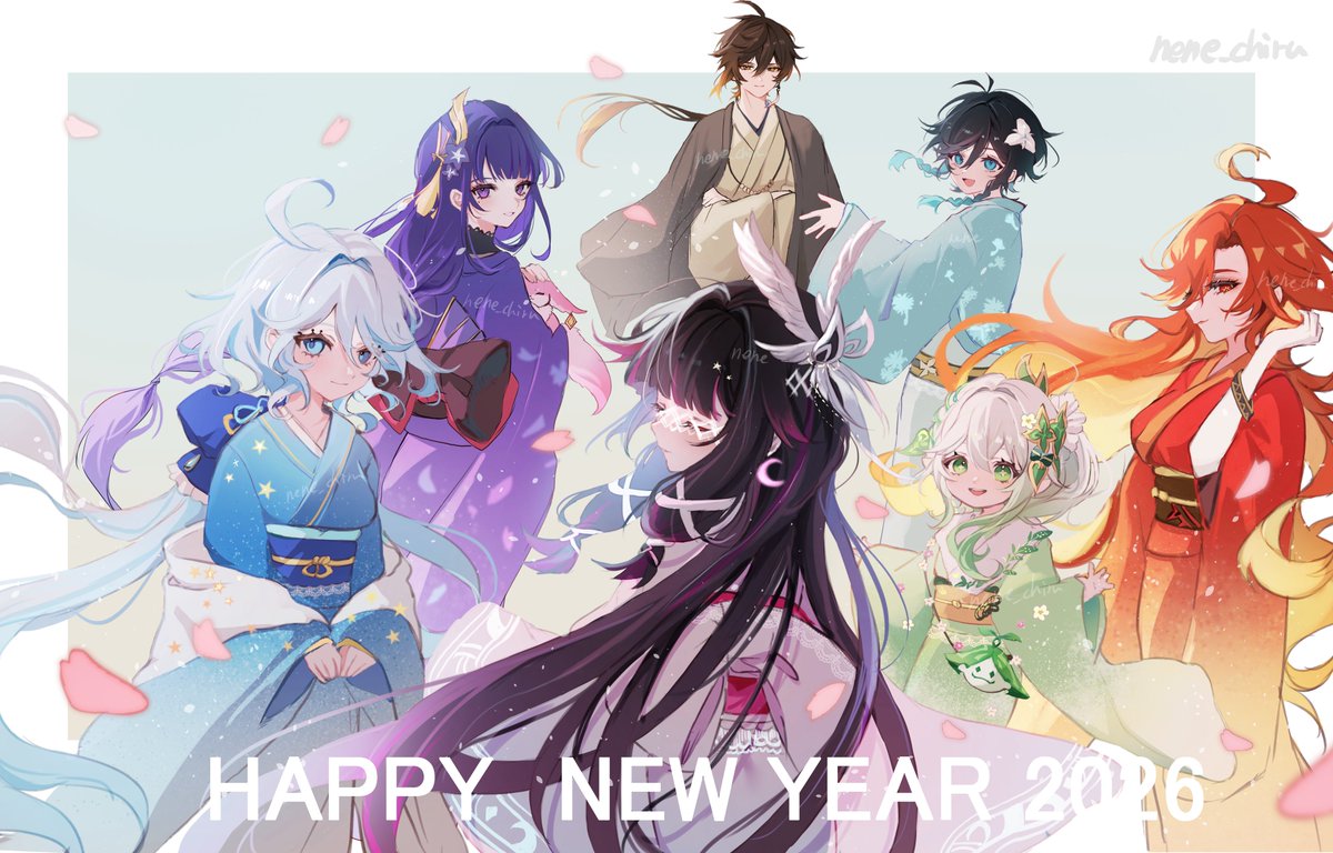 あけましておめでとうございます🌸
 #GenshinImpact