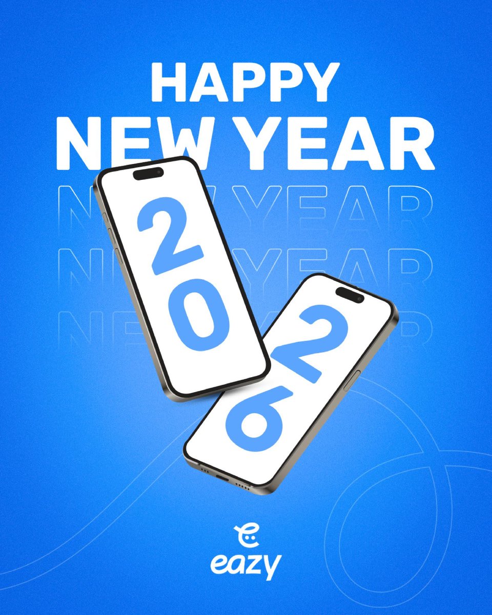 Here’s to a simpler, smoother, happier year ahead.

Happy New Year from EazyLife! 🎉

نحو عام جديد أكثر بساطة وسلاسة وسعادة.

كل عام وأنتم بخير من EazyLife