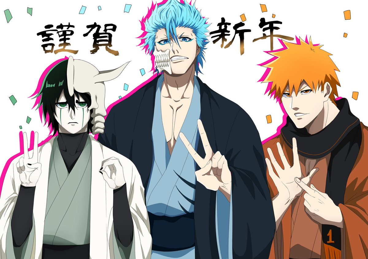 rurara_rr's tweet photo. HappyNewYear！！
新年明けましておめでとうございます！
今年もBLEACHライフたのしむぞーっ！！！
 #BLEACH https://t.co/RYqiypfpxM