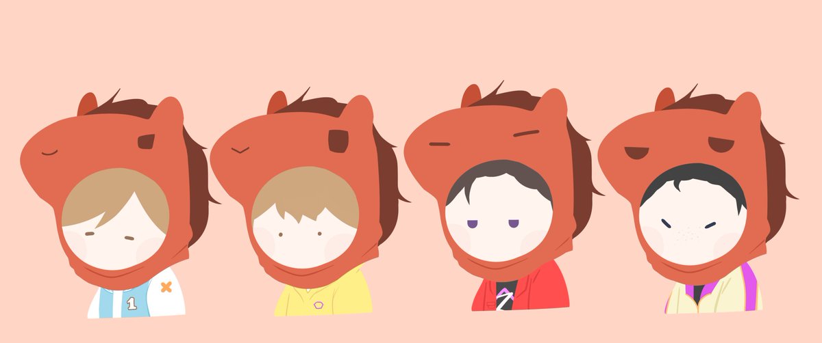 2026년 새해 복 많이 받으세요!!!
(올해가 붉은 말의 해여서 말탈..?을 쓴 한둘셈공)