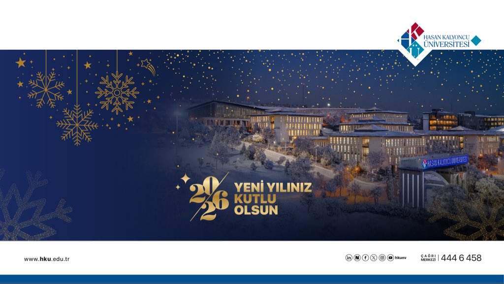 Yeni yılın; 

👩‍⚕️ Sağlıkla,
😍 Mutlulukla,
🏆 Başarıyla,
📚 Eğitim ve
🧪 Bilimle

dolu bir yıl getirmesini diliyoruz.

Ülkemizin, milletimizin, öğrencilerimizin, mezunlarımızın ve personelimizin yeni yılını en içten dileklerimizle kutluyoruz.

MUTLU YILLAR 🎉🎊

#hkunv