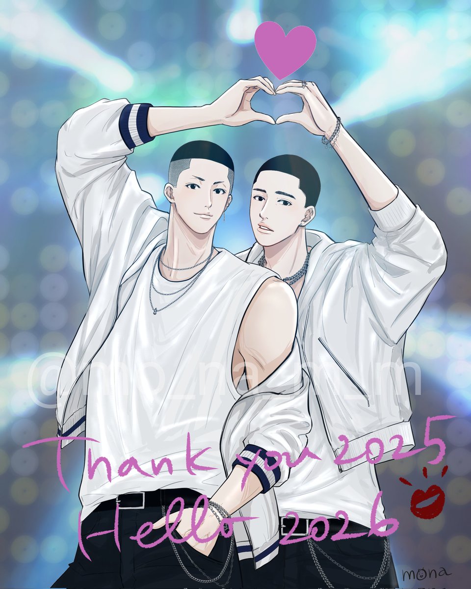 2025ありがとうございました🥰
2026よろしくお願いします🫶

沢深🩷K-p0pアイドル風😂