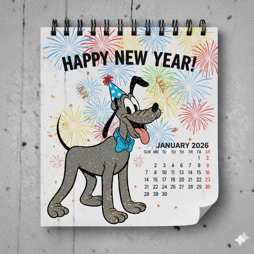 Happy New Year from Pluto! The new era begins..