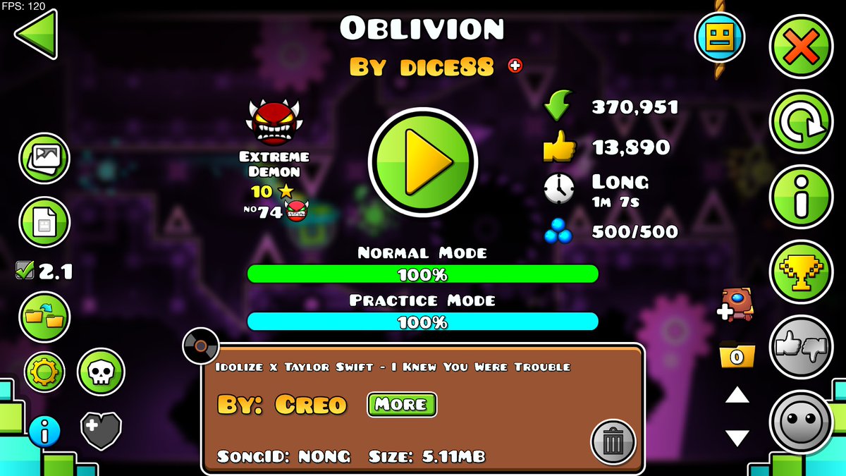 ME ACABO DE PASAR OBLIVION NO ME LO CREO SDFJLSDFKJSDKLFJDS EL ULTIMO DIA DEL AÑO ESTOY LLPORAMD JSDLFJLXDÑFJDSSJ
me habia hecho tambien 74 y 82 antes y a la tercera va la vencida VAMOOOOOOS 27K ATTS