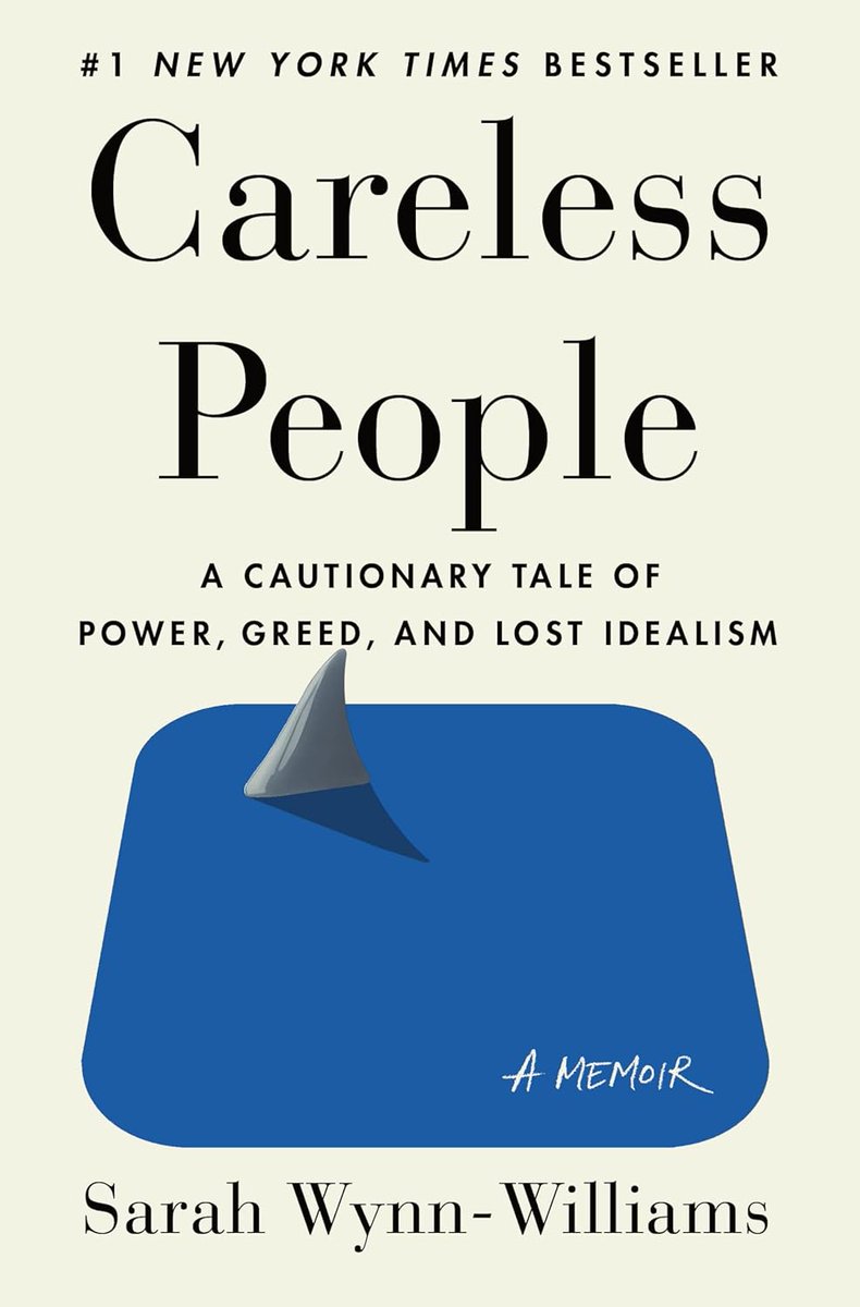 CaseyBrienza's tweet image. Careless People by Sarah Wynn-Williams #Bestof2025
Gripping and fantastically written story of what happens when ordinarily venal people are given extraordinary power.