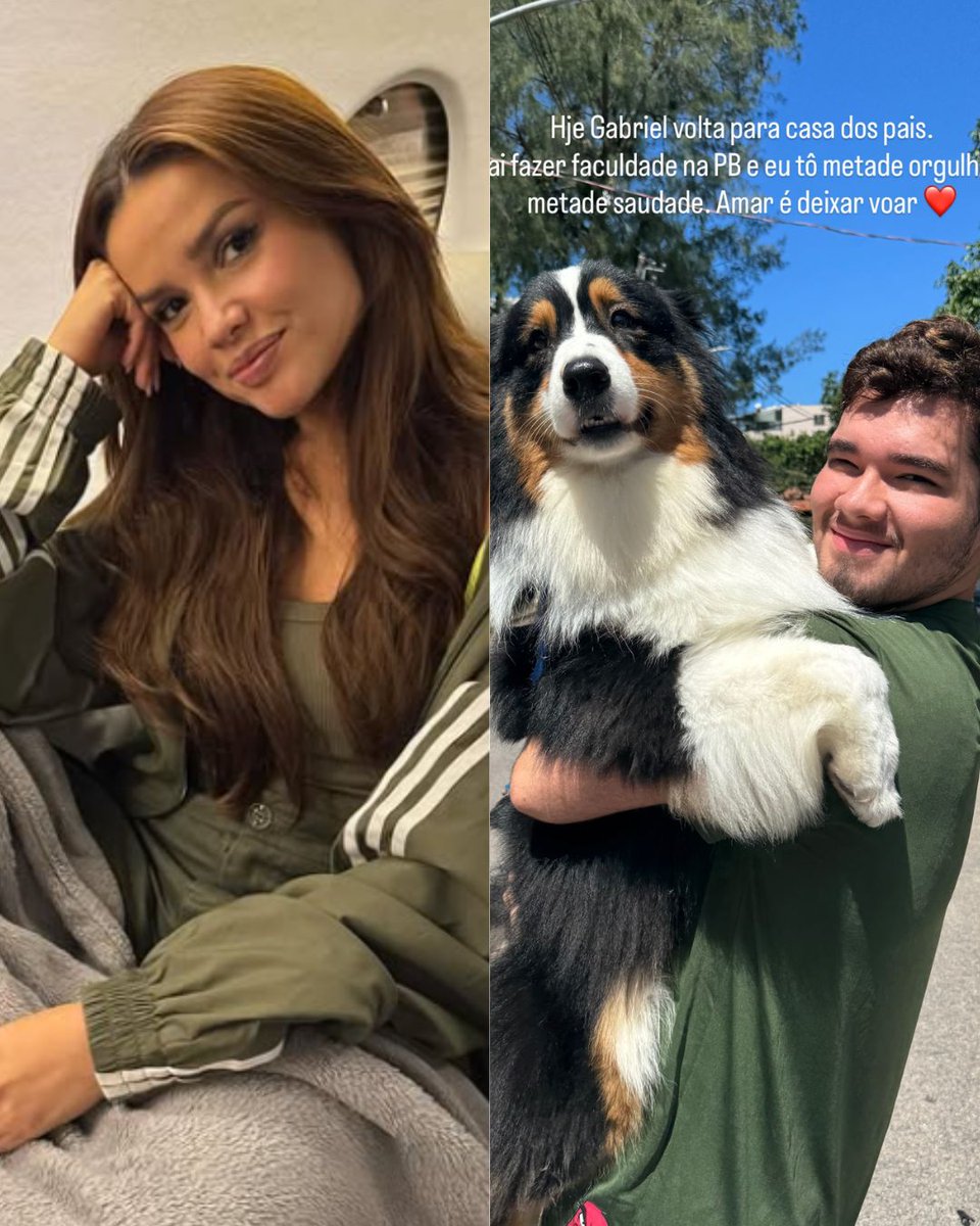 HugoGloss's tweet photo. Tia orgulhosa! 🥹❤️ Juliette se emocionou com um agradecimento feito pelo sobrinho, Gabriel. Ele está saindo da casa cantora, no RJ, para retornar a Paraíba, onde fará faculdade. Desde que venceu o #BBB21, ela levou os sobrinhos para morar com ela, além de ter oferecido apoio, estrutura e foco nos estudos. 

📹: @juliette