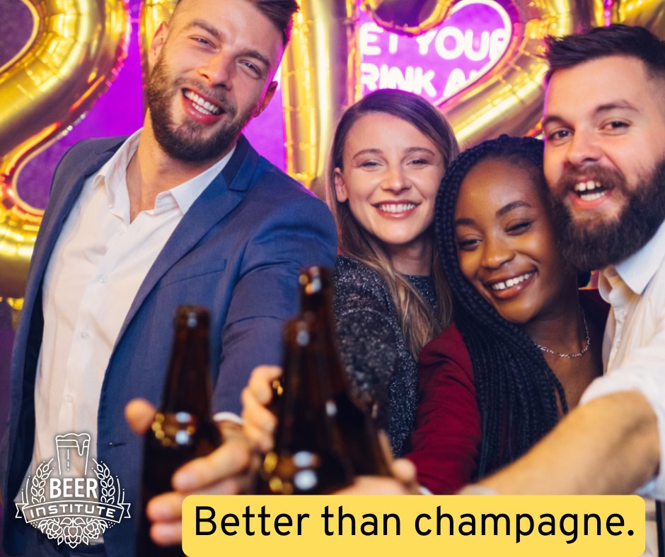beerinstitute's tweet image. No champagne required.

This New Year’s Eve, toast 2026 with the beverage you really want: a cold pint of your favorite beer.

Enjoy responsibly, and make a plan to get home safe.

Happy New Year!