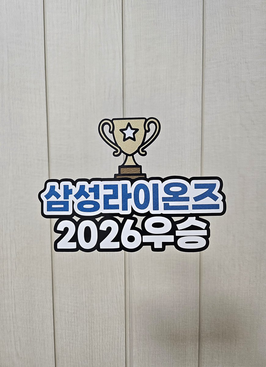 가좍들 해피뉴이어💙
제 2026년 소원은 삼성라이온즈 우승이에요🙏

그리고 제 인생도 어느 방향으로든 조금은 굴러가기를