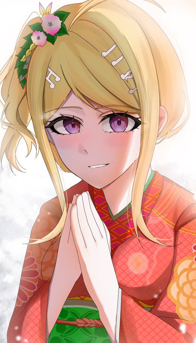 明けましておめでとうございます！！
 #ダンガンロンパ  #赤松楓