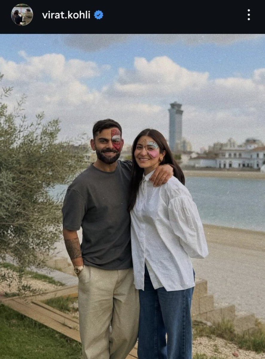 Stepping into 2026 with the light of my life ❤️😇 — Virat Kohli 🐐