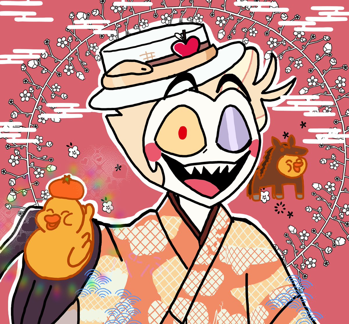 HAPPY NEW YEAR🪿
#HazbinHotelFanart #HazbinHotelLucifer