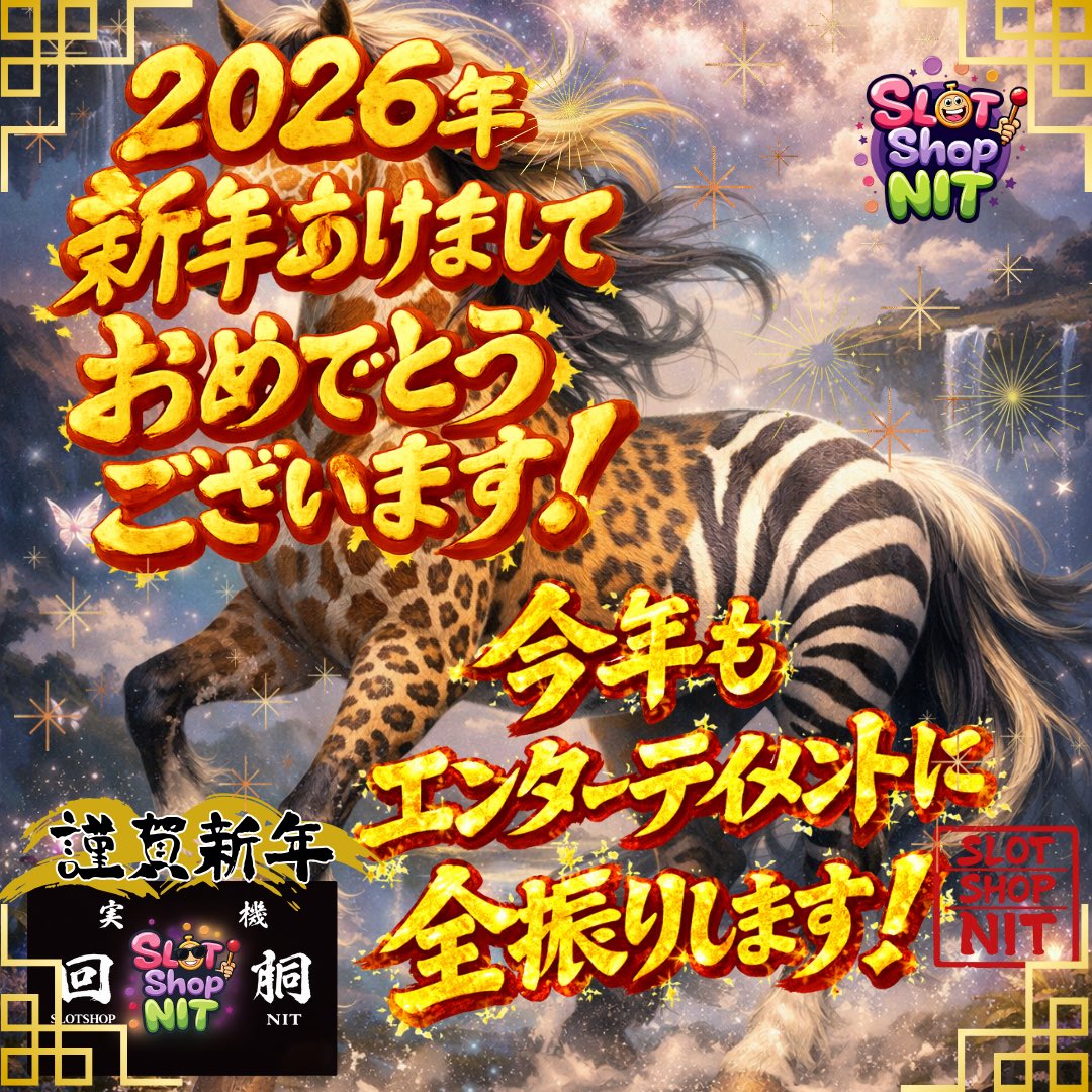 ✨新年✨
🎍あけましておめでとうございます🎍

本年はより一層盛り上げていきたいと思っておりますので何卒よろしくお願い申し上げます🙇‍♂️

早速本日から3日連続プレゼントキャンペーン始まりますので是非ご参加ください‼️

第一弾は今夜19時発表予定✨✨