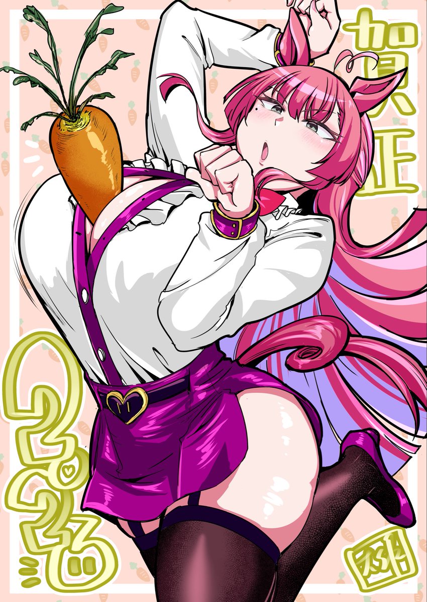 あけましておめでとうございます!!今年は午年ということでおウマになったダイアちゃんでスタートです。今年もいろいろよろしくお願いいたします!! 