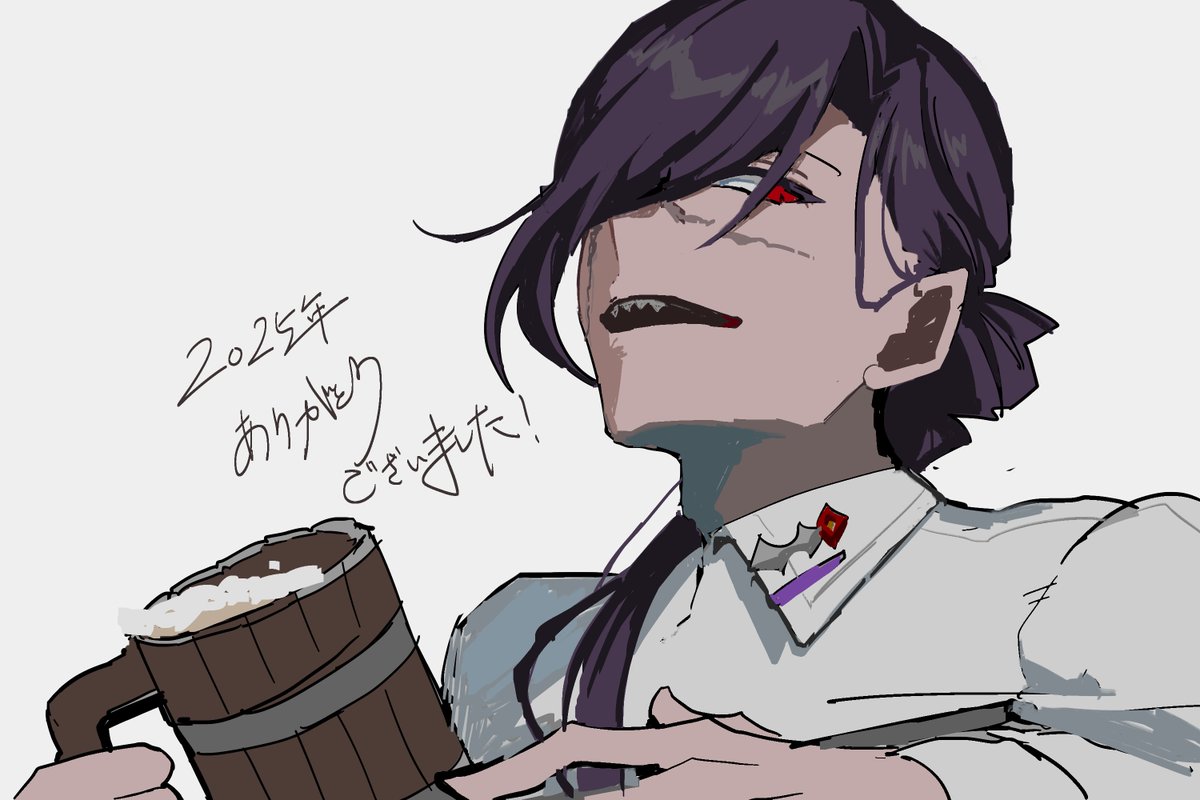 描き納め間に合いませんでしたまだ2025年です！