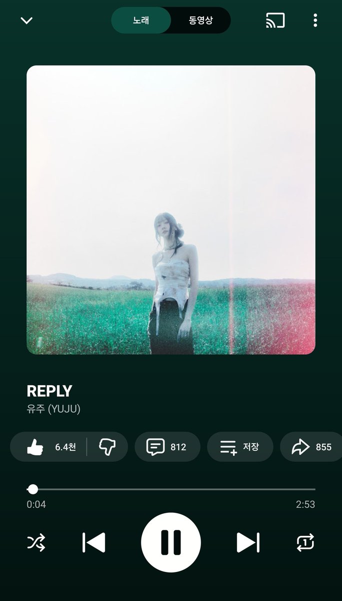 올해 너무너무 이루고픈 소원이 있어서 첫 곡으로 리플라이❤️