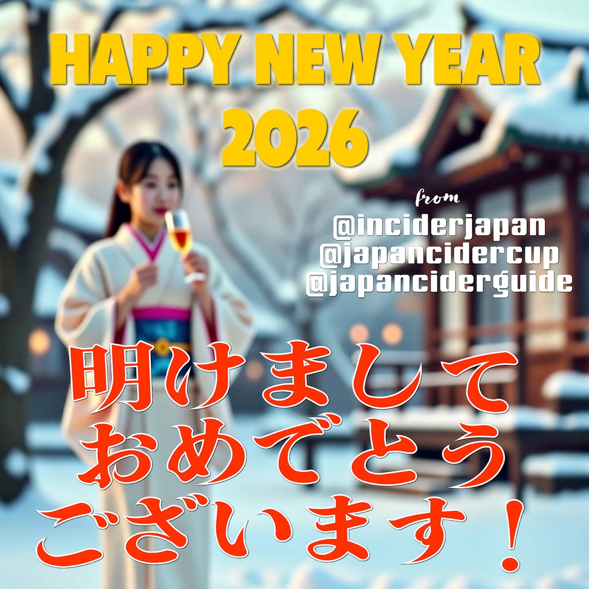 🎊 明けましておめでとうおめでとうございます！今年もよろしくお願いいたします！🎠

🥳 𝗛𝗔𝗣𝗣𝗬 𝗡𝗘𝗪 𝗬𝗘𝗔𝗥, wishing you and yours a peaceful and prosperous 𝟮𝟬𝟮𝟲!