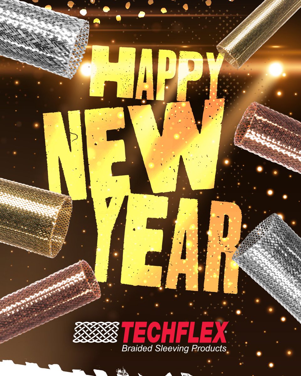 As we enter our 61st year, we thank you for standing with us. Here’s to pushing harder, building smarter, and achieving even greater growth in 2026. Happy New Year from Techflex®.