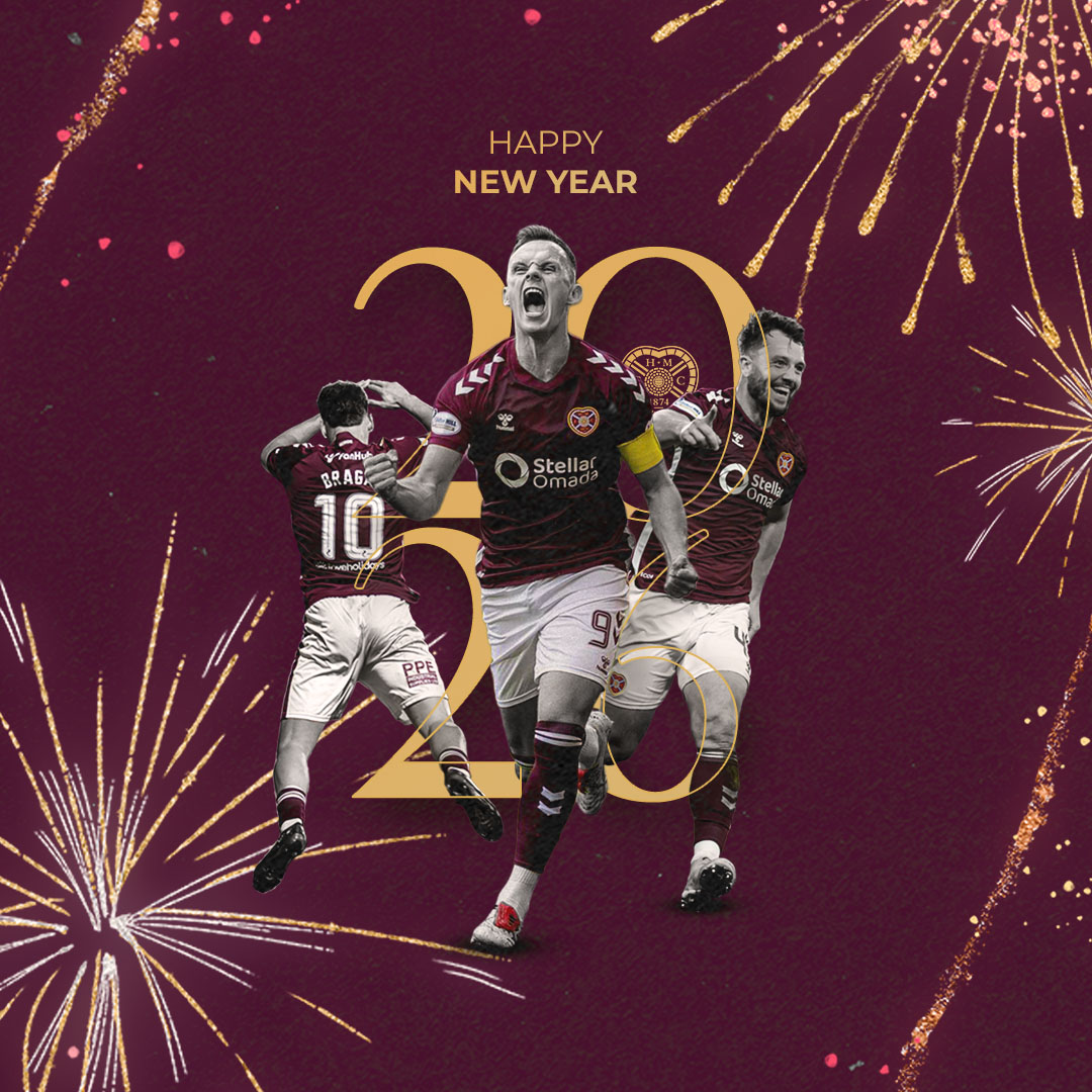 JamTarts's tweet image. 2025 got better and better as the year went on...here's to an even more exciting 2026 😉

Happy New Year from everyone at Heart of Midlothian Football Club 🎆