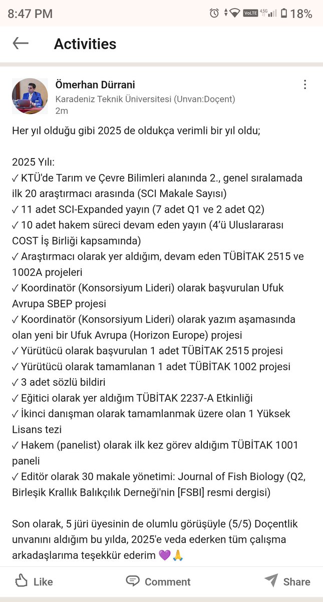 2025'e veda ederken tüm çalışma arkadaşlarıma teşekkür ederim 💜🙏