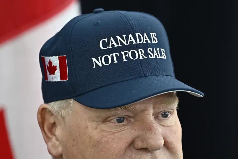 FoodProfessor's tweet image. 2025 may ultimately be remembered as the year of political theatrics over substance.

Few examples illustrate this better than Premier Doug Ford: from publicly dumping Crown Royal—still produced in Canada—to wearing a “Canada Is Not for Sale” hat manufactured in China.